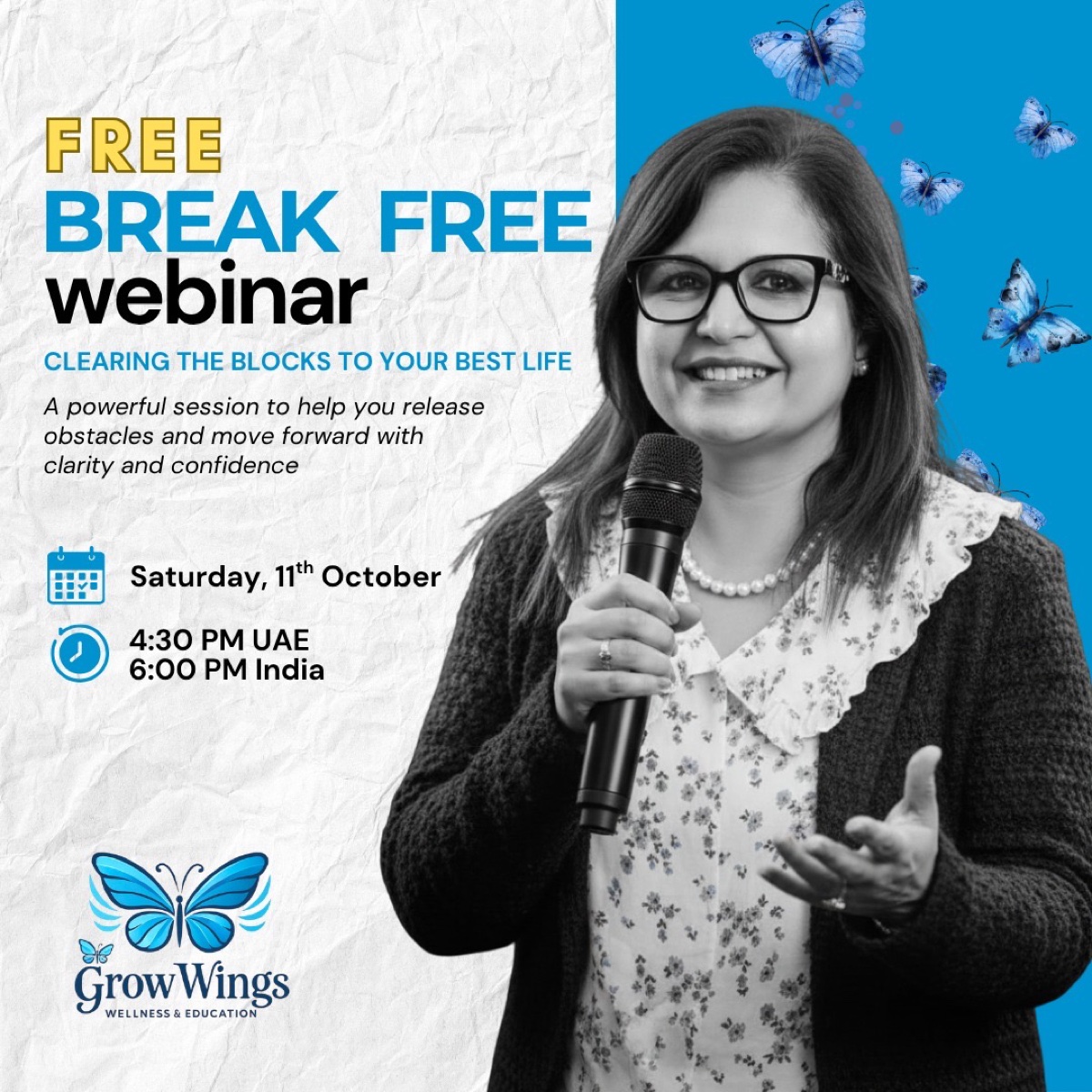 Online interactive masterclass with educators on video conference